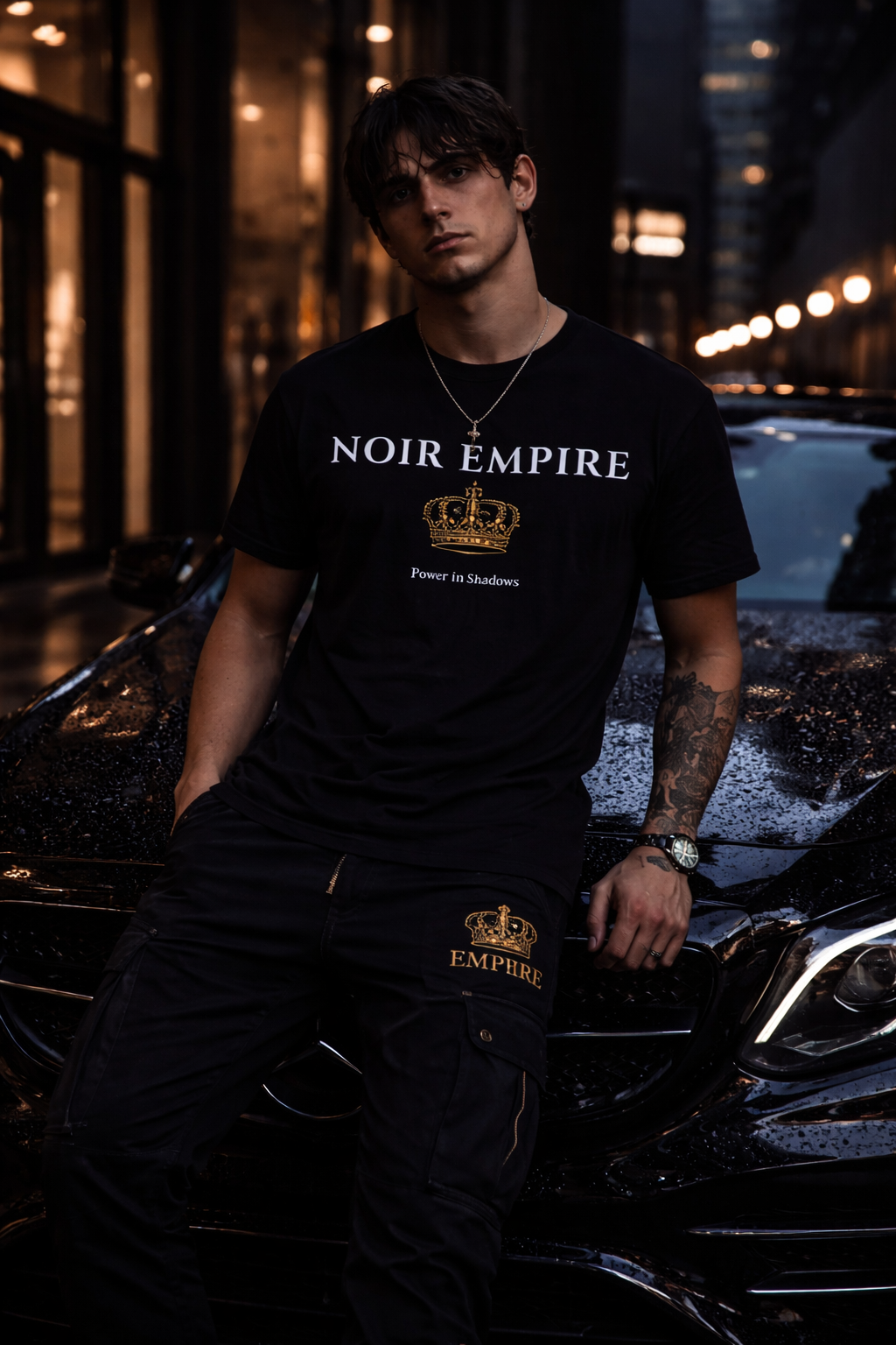 Noir Empire Crown Classic Tee